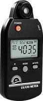 UV Meter Digital UVB Messgerät, 280-400nm UV Index Meter mit UV und UVI umschaltbar, 0-5000μW/cm² Messbereich UV Detektor mit 100 Gruppen Datensatz, UV Index Meter für Reptilien usw