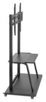 Manhattan TV & Monitor Mount, Trolley Stand, 1 screen, Screen Sizes: 37-100", Black, VESA 200x200 to 800x600mm, Max 150kg,