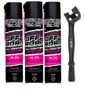 MUC-OFF MOTORCYCLE CHAIN CARE KIT grandinės priežiūros rinkinys
