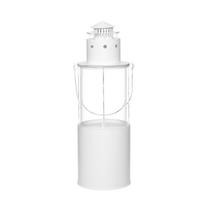 Žibintas metalinis, baltos spalvos 20x17x52 cm Švyturys 4Living 612753