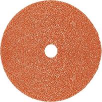 "Cubitron" - 51141274492 "3M II Fiber Disc 987C" - 36+ grūdėtumo keraminis preciziškai suformuotas smėlis - skirtas kampiniam šlifuokliui - 7" x 7" centrinė skylutė oranžinė