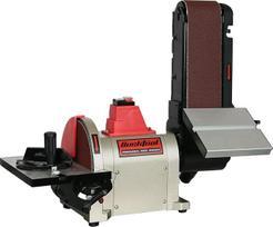 BUCKTOOL BD4801 500 W stalinis juostinis šlifuoklis, 4" x 36" juostinis ir 8" diskinis šlifuoklis su tiesioginės pavaros varikliu