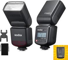 GODOX TT520 III universali fotoaparato blykstė Speedlite su belaidžiu paleidikliu GN33 433MHz laidiniu imtuvu, S1/S2 režimais, 8 galios lygiais, suderinama su Canon Nikon Pentax Olympus Fujifilm Panasonic fotoaparatais