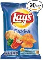 Lay's Chips Paprika 40 g | 20x | Bendras svoris 800 g
