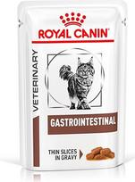 Royal Canin Gastrointestinal | 12 x 85 g | Visavertis dietinis maistas suaugusioms katėms | Smulkūs gabaliukai padaže | Gali palaikyti virškinimą | Šviežiame maišelyje