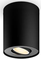 Išmanusis šviestuvas lubų Philips Hue Pillar Extension, GU10, 2200 - 6500 °K, 1 x 5 W, juoda sp.
