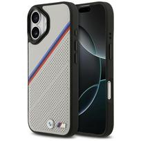 BMW M Tricolor Metal Logo MagSafe Case for iPhone 17, gray