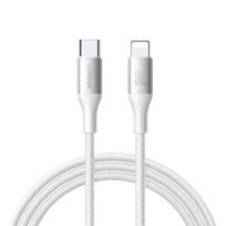 Joyroom S-A28 Flash Series 30W USB-C – Lightning kabelis 2m – baltos spalvos