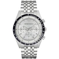 Emporio Armani AR6073 Sportivo vyriškas laikrodis 45 sidabras
