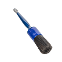 Blue brush with black bristles no. 16