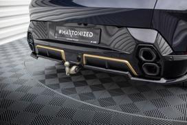 Maxton Design Rear Splitter (with vertical bars) BMW XM G09 BM-XM-1-RSD1G+RD1G