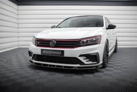 Maxton Design Front Splitter V.1 Volkswagen Passat GT B8 Facelift USA VW-PA-B7-GT-FD1G