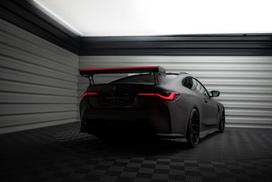 Maxton Design Carbon Spoiler With External Brackets Uprights + LED BMW M4 G82 / G82 Facelift / M440i / 4 M-Pack G22 / G22 Facelift CF-BM-4-G82-M-WING5-EXT-245-P+LED