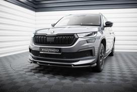 Maxton Design Front Splitter V.1 Skoda Kodiaq Sportline Mk1 Facelift SK-KO-1F-SL-FD1G