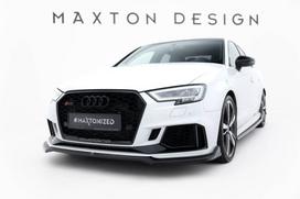 Maxton Design Front Splitter V.4 Audi RS3 Sedan 8V Facelift AU-RS3-8VF-S-FD4G