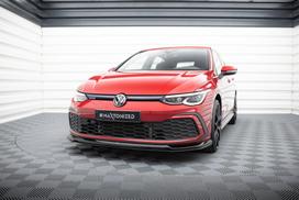 Maxton Design Front Splitter V.6 Volkswagen Golf GTI / GTE / GTD / R-Line Mk8 VW-GO-8-GTI-FD6G+FD6RG