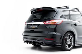 Maxton Design Rear Splitter (with vertical bars) Ford S-Max ST-Line Mk2 Facelift FO-SMAX-2-STLINE-RD1G+RD2G