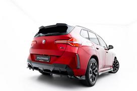 Maxton Design Rear Splitter (with vertical bars) BMW X3 M-Pack G45 BM-X3-G45-MPACK-RSD1G+RD1G