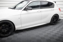Maxton Design Street Pro Side Skirts Diffusers V.2 + Flaps for BMW 1 F20 M135i / M140i / M-Pack BM1F20FMCNC-SD2B+SRF1G