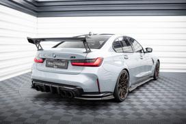Maxton Design Carbon Spoiler With External Brackets Uprights BMW M3 G80 / M340i G20 / 3 M-Pack G20 / 3 Standard G20 CF-BM-3-G80-M-WING5-EXT-245-P