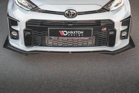 Maxton Design Street Pro Front Splitter + Flaps Toyota GR Yaris Mk4 TOYA4GR4CNC-FD1B+FSF1G