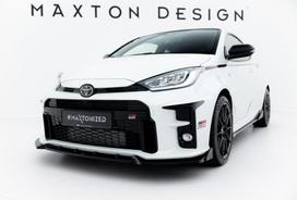 Maxton Design Front Splitter V.2 + Flaps Toyota GR Yaris Mk4 TO-YA-4-GR4-FD2G+FSF