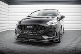 Maxton Design Front Splitter V.4 Ford Fiesta ST / ST-line Mk8 Facelift FO-FI-8F-ST-FD4G