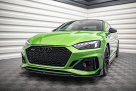 Maxton Design Front Splitter V.1 + Flaps Audi RS5 F5 Facelift AU-RS5-2F-FD1G+FSF