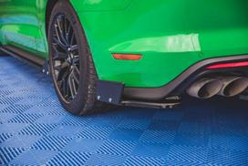 Maxton Design Rear Side Splitters V.1 + Flaps Ford Mustang GT Mk6 Facelift FO-MU-6F-GT-RSD1G+RSF