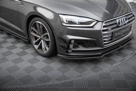 Maxton Design Front Bumper Wings (Canards) Audi S5 / A5 S-Line Coupe / Sportback F5 AU-S5-2-CAN1