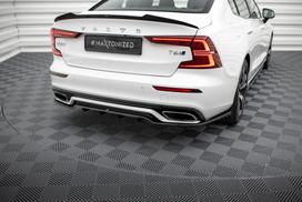 Maxton Design Rear Splitter (with vertical bars) Volvo S60/V60 R-Design Mk3 VO-S60-3-RDESIGN-RD1G+RD2G