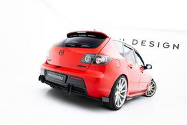 Maxton Design Street Pro Rear Diffuser Mazda 3 MPS Mk1 EU Version MA3MPS1CNC-RS2B+BRBI