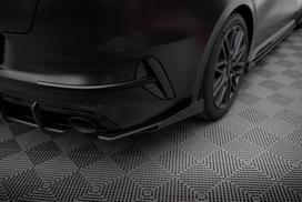 Maxton Design Street Pro Rear Side Splitters + Flaps Kia Proceed GT Mk1 Facelift KICE3FPROGTCNC-RSD1B+RSF1G