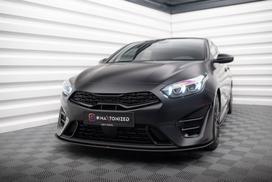 Maxton Design Street Pro Front Splitter Kia Proceed GT Mk3 Facelift / Ceed GT / GT - Line Mk1 Facelift KICE3FPROGTCNC-FD1B
