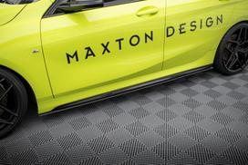 Maxton Design Street Pro Side Skirts Diffusers BMW 1 M-Pack / M135i / 128ti F40 BM140MPACKCNC-SD1B