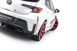 Maxton Design Street Pro Rear Side Splitters + Flaps Toyota GR Corolla Mk12 TOCO12GR4CNC-RSD1B+RSF1G