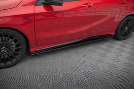 Maxton Design Street Pro Side Skirts Diffusers Mercedes-Benz A 45 AMG W176 Facelift MEA176FAEROCNC-SD1B