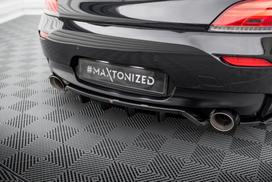 Maxton Design Rear Splitter (with vertical bars) BMW Z4 M-Pack E89 Facelift BM-Z4-89F-MPACK-RD1G+RD2G