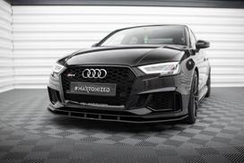 Maxton Design Street Pro Front Splitter Audi RS3 Sedan 8V Facelift AURS38VFSCNC-FD1B