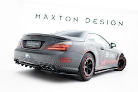 Maxton Design Rear Splitter (with vertical bars) Mercedes-Benz SL 63 AMG R231 ME-SL-R231-63-RD1G+RD2G