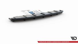 Maxton Design Rear Splitter AUDI A6 C7 S-LINE AVANT EXHAUST 2x1 (with vertical bars) AU-A6-C7-SLINE-AV-RD3G+RD4G