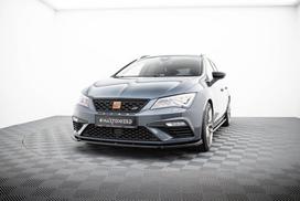 Maxton Design Front Splitter V.6 Seat Leon Cupra / FR Mk3 FL SE-LE-3F-CU-FD6G