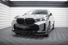 Maxton Design Front Splitter V.2 BMW X6 M-Pack G06 Facelift BM-X6-G06F-MPACK-FD2G+FD2RG