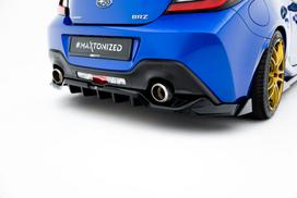Maxton Design Rear Splitter (with vertical bars) V.3 Subaru BRZ Mk2 TO-GR86-1-RD3G+RD6G