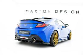 Maxton Design Rear Splitter (with vertical bars) V.1 Subaru BRZ Mk2 TO-GR86-1-RD1G+RD4G