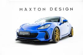 Maxton Design Street Pro Front Splitter + Flaps Subaru BRZ Mk2 SUBRZ2CNC-FD1BRB+FSF1G