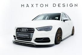Maxton Design Front Splitter V.2 Audi S3 / A3 S-Line Sportback / Hatchback 8V AU-S3-8V-SB-FD2G