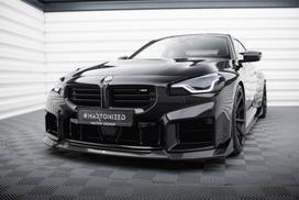 Maxton Design Prepreg Carbon Fiber Front Splitter V.1 BMW M2 G87 CF-BM-M2-G87-FD1-245-P