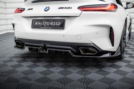 Maxton Design Rear Splitter (with vertical bars) BMW Z4 M40i G29 BM-Z4-29F-M-RD1G+RD2G