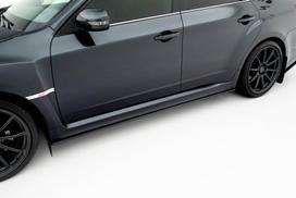 Maxton Design Street Pro Side Skirts Diffusers Subaru Impreza WRX STI Mk3 Facelift SUIM3FWRXSTICNC-SD1B